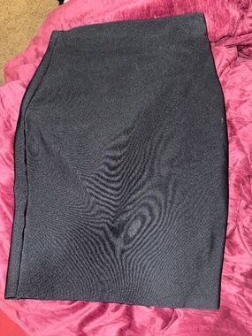 Black tight contouring skirt
